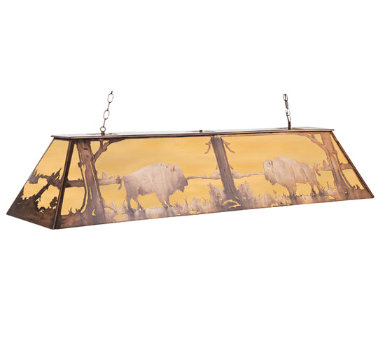 Meyda 72"L Buffalo Oblong Pendant '67771