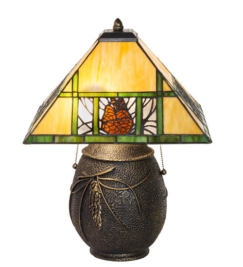 Meyda 20" High Pinecone Ridge Table Lamp - 67850