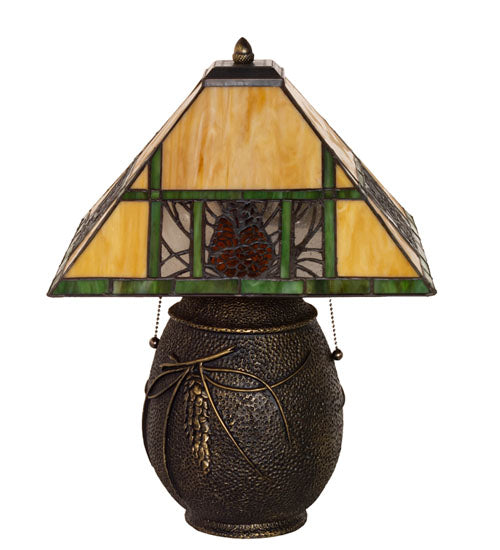 Meyda 20" High Pinecone Ridge Table Lamp '67850