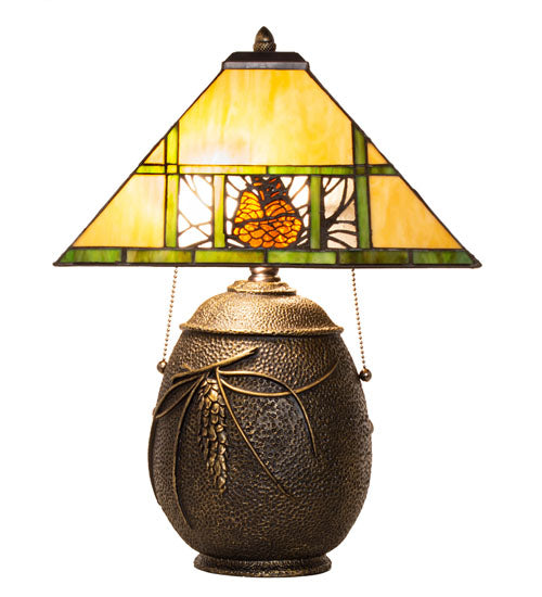 Meyda 20" High Pinecone Ridge Table Lamp - 67850