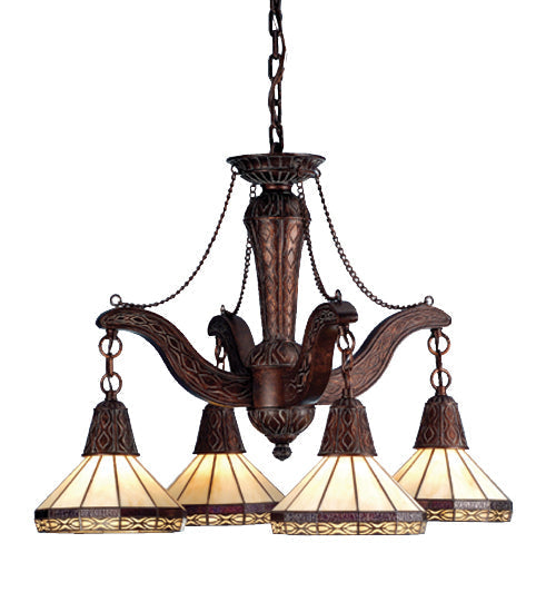 Meyda 32"W Crestwood 4 LT Chandelier 71218