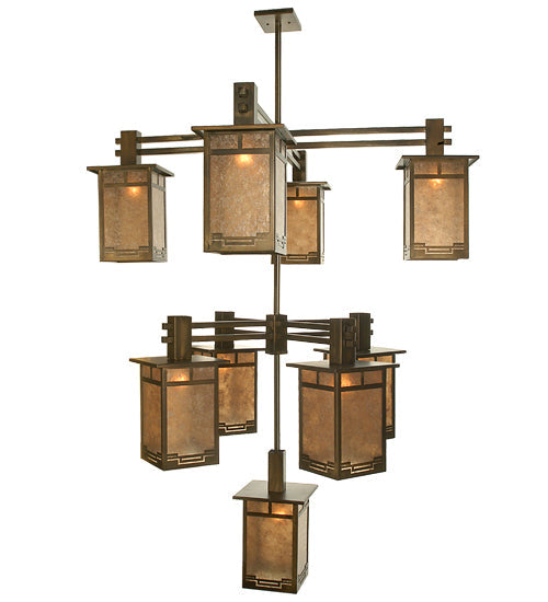 Meyda 48"Wide Roylance 9 Light Chandelier 72482