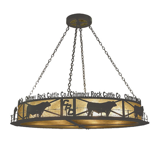 Meyda 60"L Personalized Chimney Rock Inverted Pendant 73485