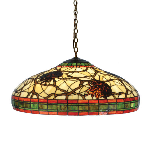 Meyda 22"W Pinecone Pendant 77981