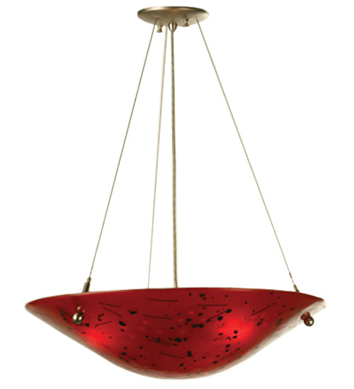 Meyda 21"W Metro Fusion Luce Rossa Inverted Pendant 78271