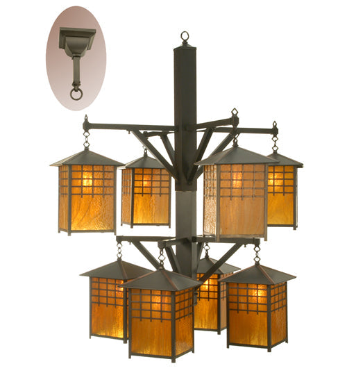 Meyda 42" Wide Castille 8 Light Two Tier Chandelier 81396