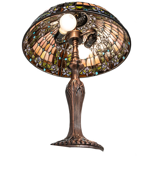 Meyda 22.5"h Fleur-de-lis Table Lamp - 81447