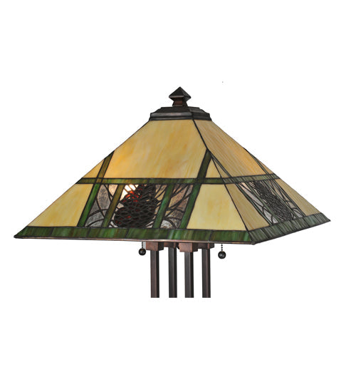 Meyda 17.5"Sq Pinecone Ridge Shade '81557