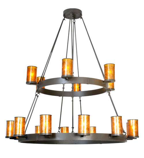 Meyda 66"W Chappell 18 LT Two Tier Chandelier 81894