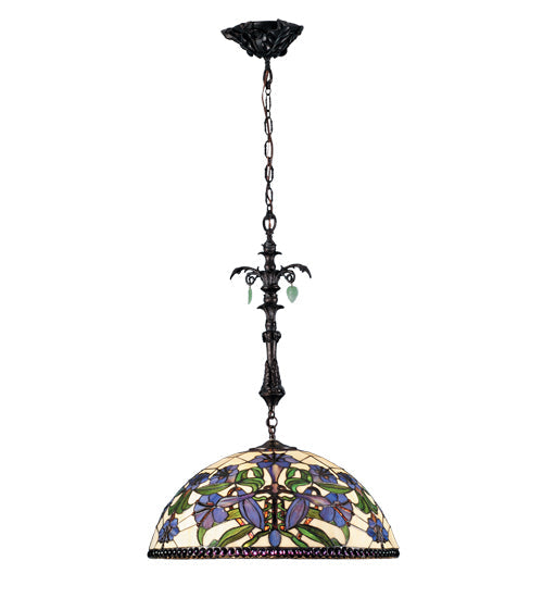 Meyda 22" Wide Nouveau Lily Pendant 82121