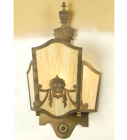 Meyda 12"W Theatre Mask Wall Sconce 82252