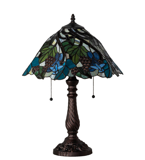 Meyda 22" High Spiral Grape Table Lamp '82303