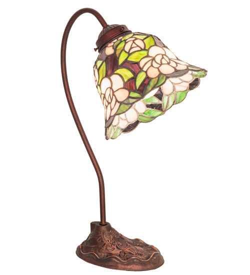 Meyda 18" High Begonia Desk Lamp- 82790