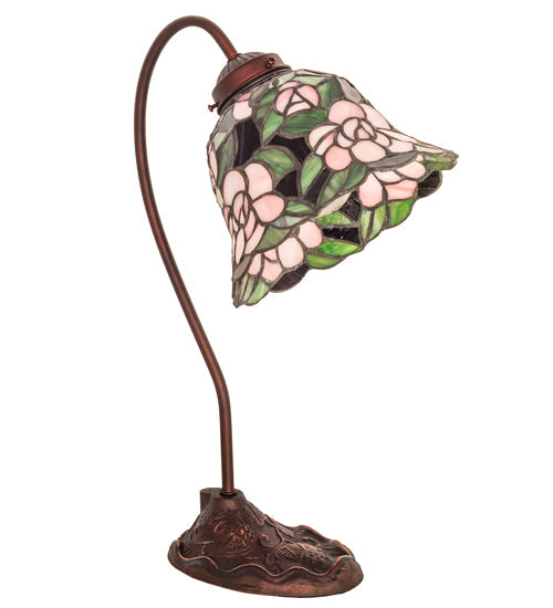 Meyda 18" High Begonia Desk Lamp- 82790