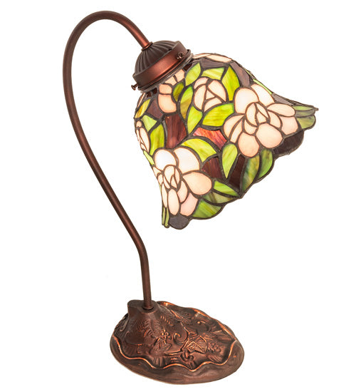 Meyda 18" High Begonia Desk Lamp- 82790