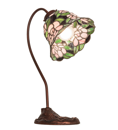 Meyda 18" High Begonia Desk Lamp- 82790