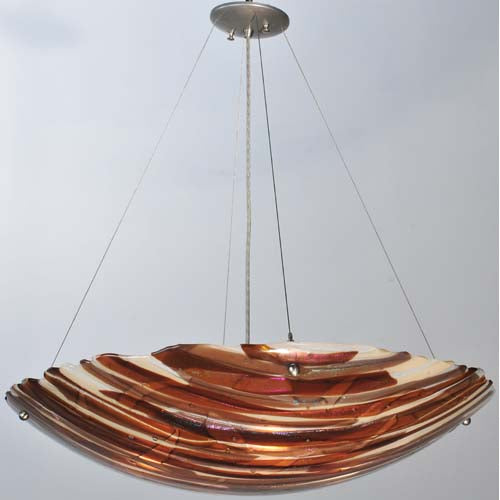 Meyda 29"W Metro Fusion Marina Inverted Pendant 98207