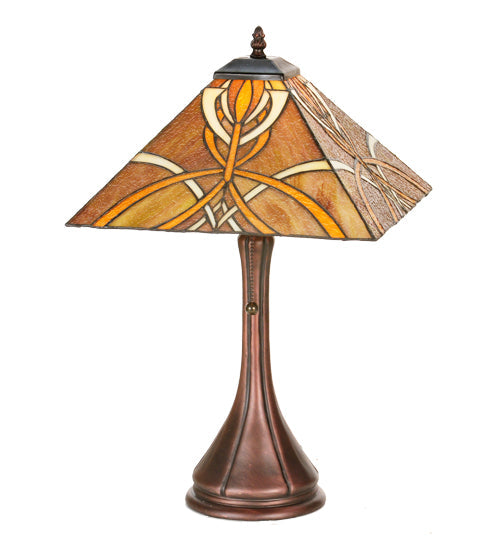 Meyda 21"H Glasgow Bungalow Table Lamp 99033