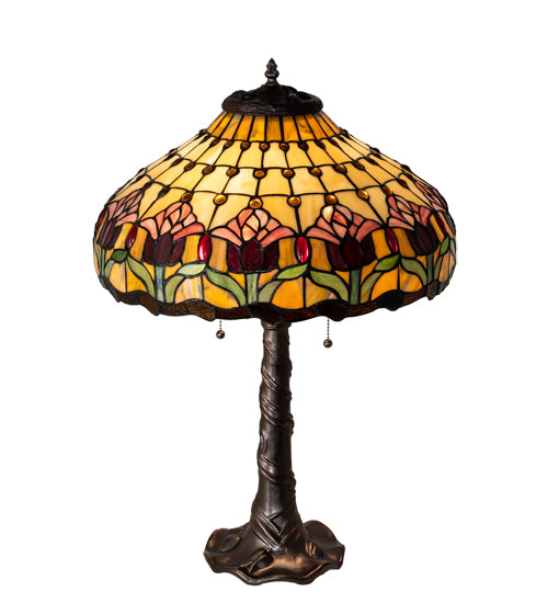 Meyda 26" High Colonial Tulip Table Lamp '99270