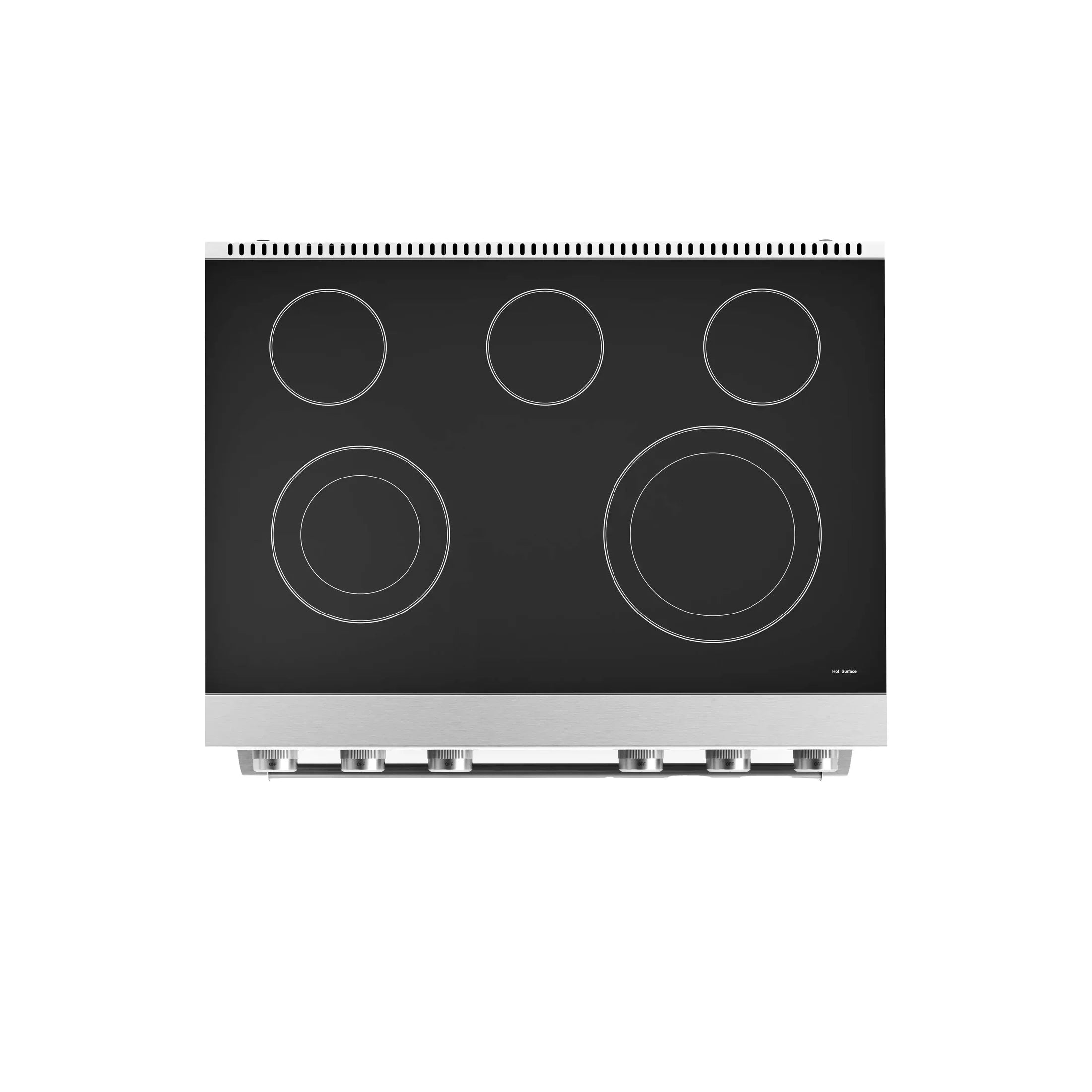 Thor Kitchen 36-Inch Electric Range with 6.0 cu. ft. Convection Oven in Stainless Steel ARE36