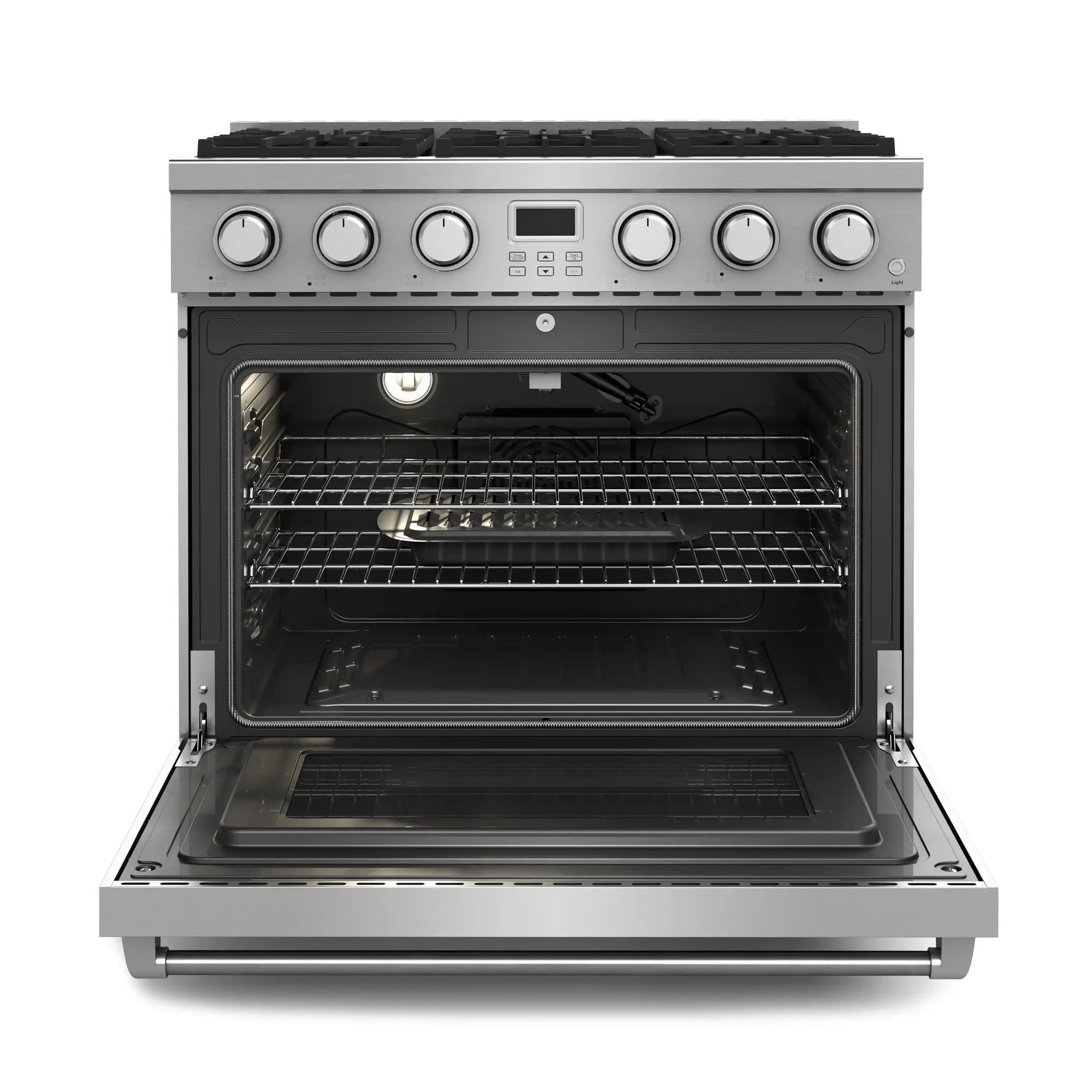 Thor Kitchen 36-Inch Gas Range with 6 Burners, 6.0 cu. ft. Convection Oven in Stainless Steel ARG36