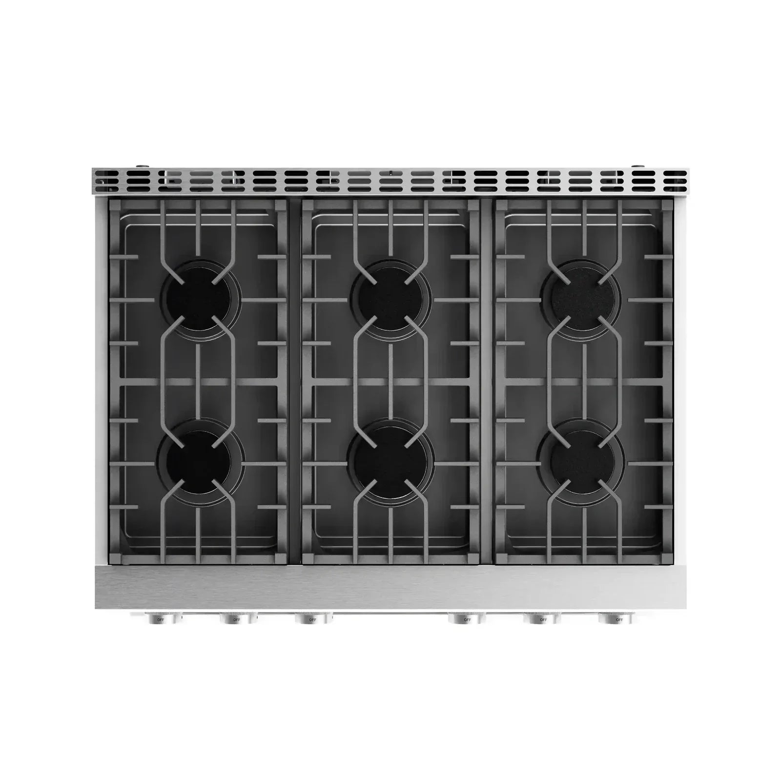 Thor Kitchen 4-Piece Appliance Package - 36-Inch Gas Range, Refrigerator, Dishwasher, and Microwave in Stainless Steel