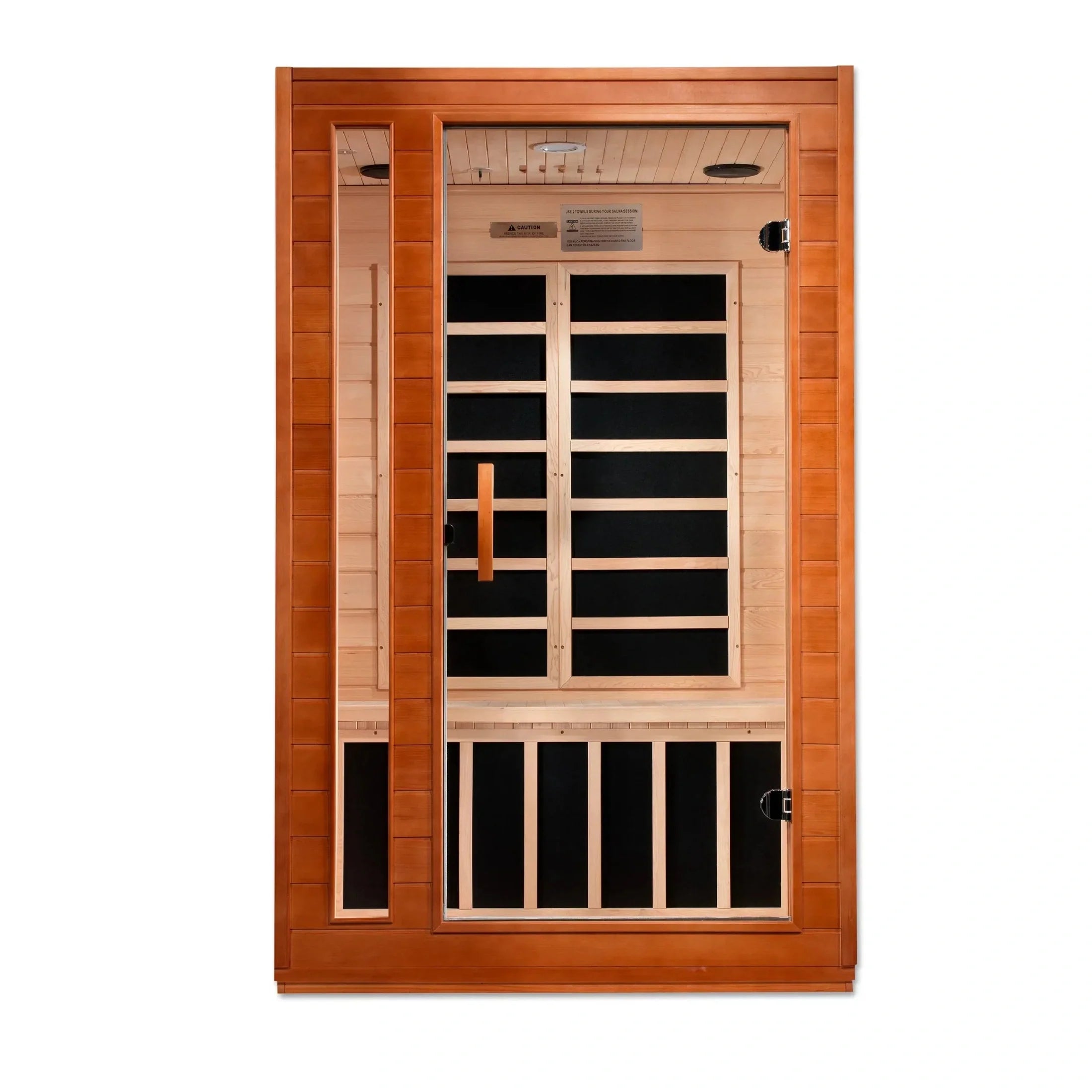 Golden Designs Dynamic Cordoba Elite 2-person Ultra Low EMF Under 3MG FAR Infrared Sauna Canadian Hemlock - DYN-6203-01 Elite
