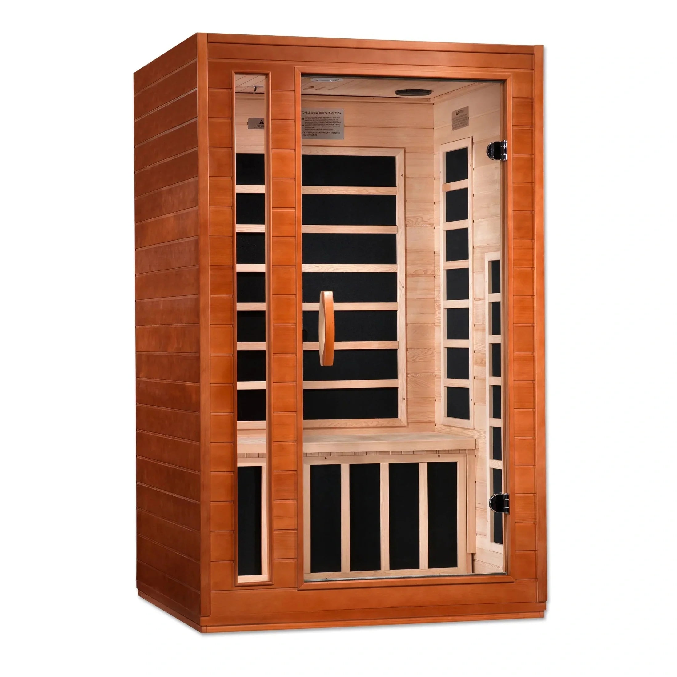 Golden Designs Dynamic Cordoba Elite 2-person Ultra Low EMF Under 3MG FAR Infrared Sauna Canadian Hemlock - DYN-6203-01 Elite