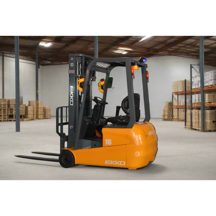 EKKO 3-Wheel Forklift 3500lbs., 177"Lift EK16A-177