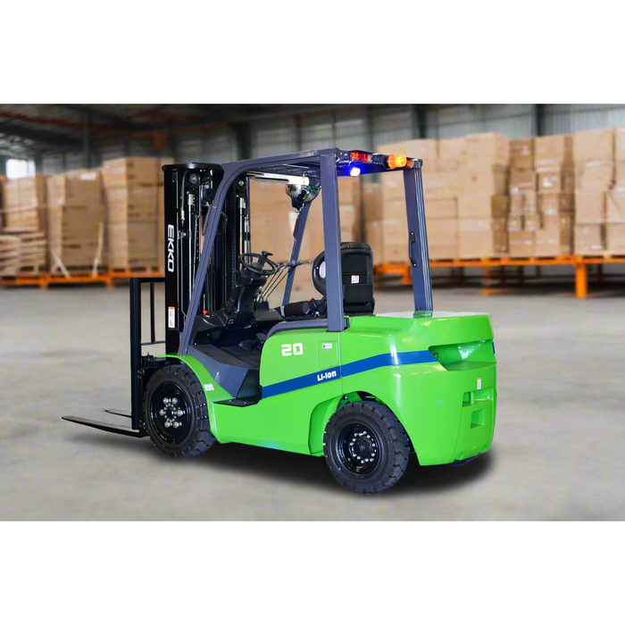 EKKO 4 Wheel Electric Forklift | 4000 lbs Capacity | Raised Height 185'' | EK20GT-LI