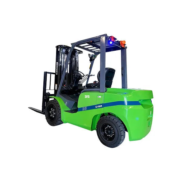 EKKO 4 Wheel Electric Forklift | 7000 lbs Capacity | Raised Height 185'' | EK35GT-LI