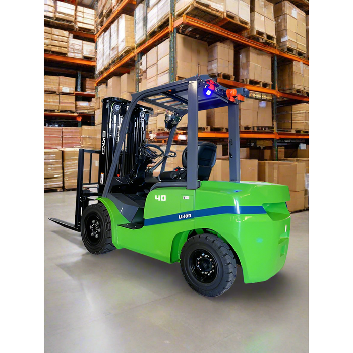 EKKO 4 Wheel Electric Forklift | 8500 lbs Capacity | Raised Height 185'' | EK40GT-LI