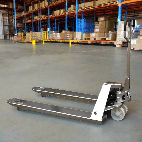 EKKO Stainless Steel Manual Pallet Jack 5500lbs., Capacity A25S