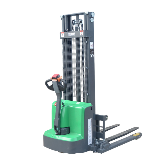 EKKO Lithium Straddle Stacker 2800 lb Cap., 145" Height EB13E-145Li