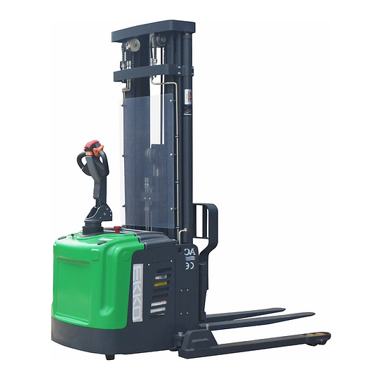 EKKO LithiumStraddle Stacker 4400 lb Cap., 189" Height, SIDE-SHIFT EB16EAS-189Li