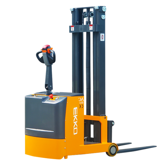 EKKO Counterbalance Walkie Stacker 1550lbs. Cap., 118" Height EK07S