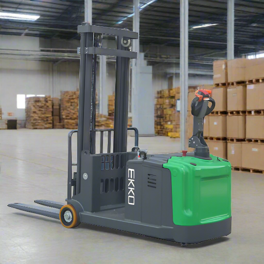 EKKO Lithium Powered Counterbalanced Walkie Stacker EK14-130Li