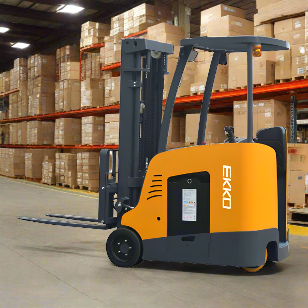 EKKO Electric Forklift | Stand up Rider | 4000 lbs. Capacity | Lift Height 189'' | EK18RFL