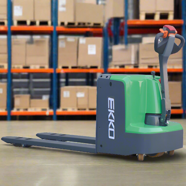 EKKO Lithium Iron Walkie Pallet Jack 4000 lb Capacity EP18Li