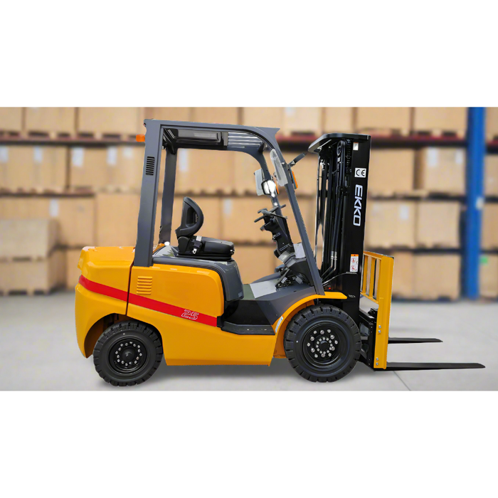 EKKO Forklift with solid pneumatic tires 4000 lbs., cap. EK20D