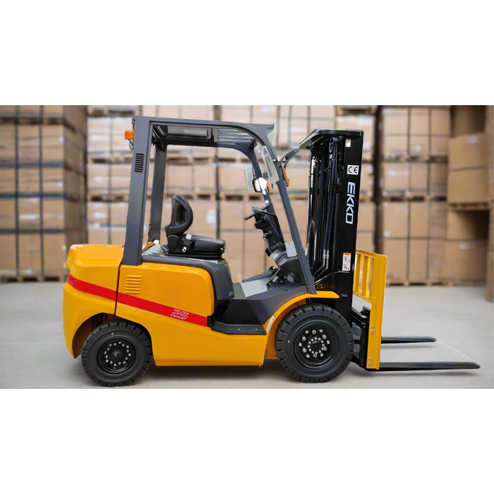 EKKO Forklift with solid pneumatic tires 6000 lbs., cap. EK30D