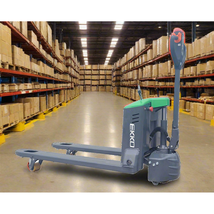 EKKO Full Electric Narrow Pallet Jack 4000 lb. Capacity EP18JNLI