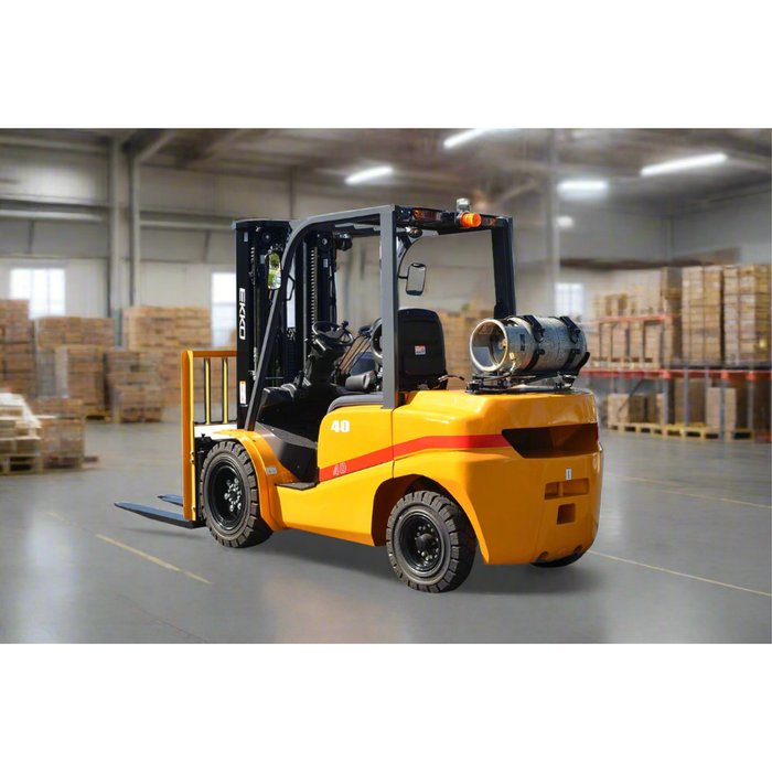 EKKO Forklift with solid pneumatic tires 8500 lbs., cap. EK40TLP