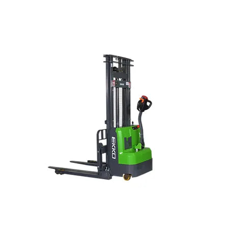 EKKO Lithium Straddle Stacker 3000 lb. Cap, 138" Height, Side Shift EB14CS-138Li