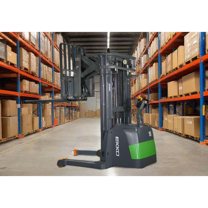 EKKO Lithium Walkie Reach Truck 3300 lb Cap., 177" Height ER15-177Li