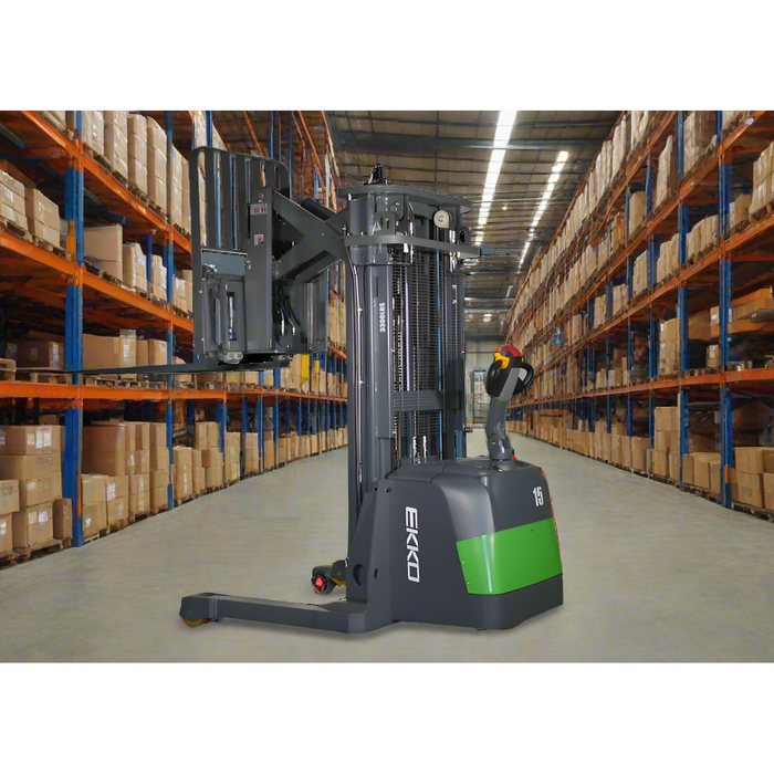 EKKO Lithium Walkie Reach Truck 3300 lb Cap., 189" Height ER15-189Li