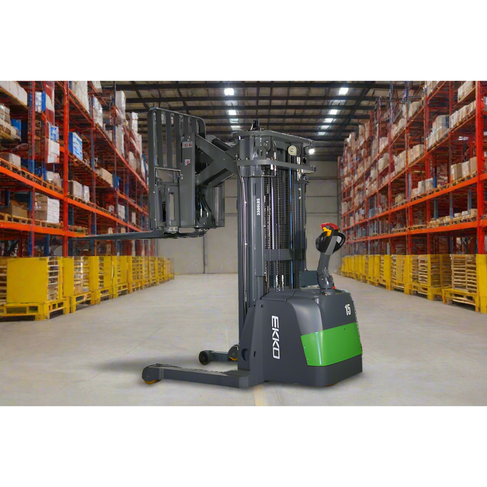 EKKO Lithium Walkie Reach Truck 3300 lb Cap., 216" Height ER15-216Li