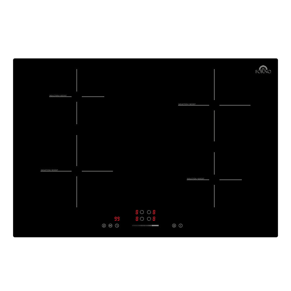 FORNO Parco 30-Inch Induction Cooktop, 4 Zones, 7200W, 9 Power Levels & Booster Function - FCTIN0583-30