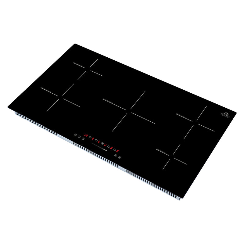 FORNO Parco 36-Inch Induction Cooktop, 5 Zones, 10200W, 9 Power Levels & Booster Function - FCTIN0583-36