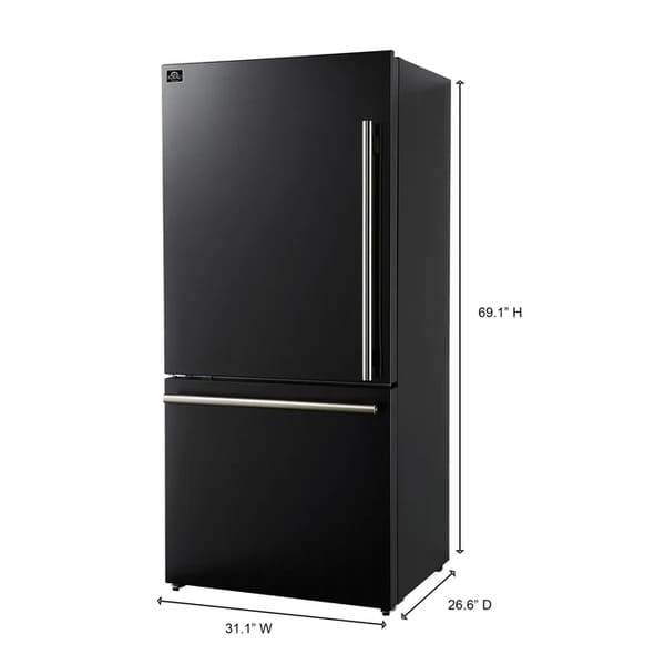 FORNO Milano Espresso Package - 62-Inch, 34.4 cu. ft. Refrigerators with Bottom Freezers